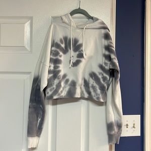 Aeropostale xs tie-dye cropped hoodie